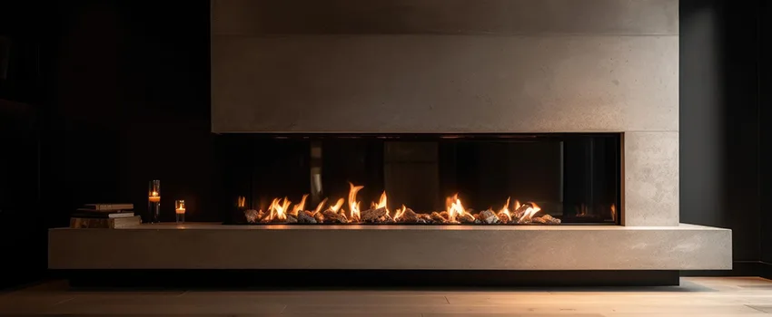 Gas Fireplace Ember Bed Design Services in Prescott, Arizona